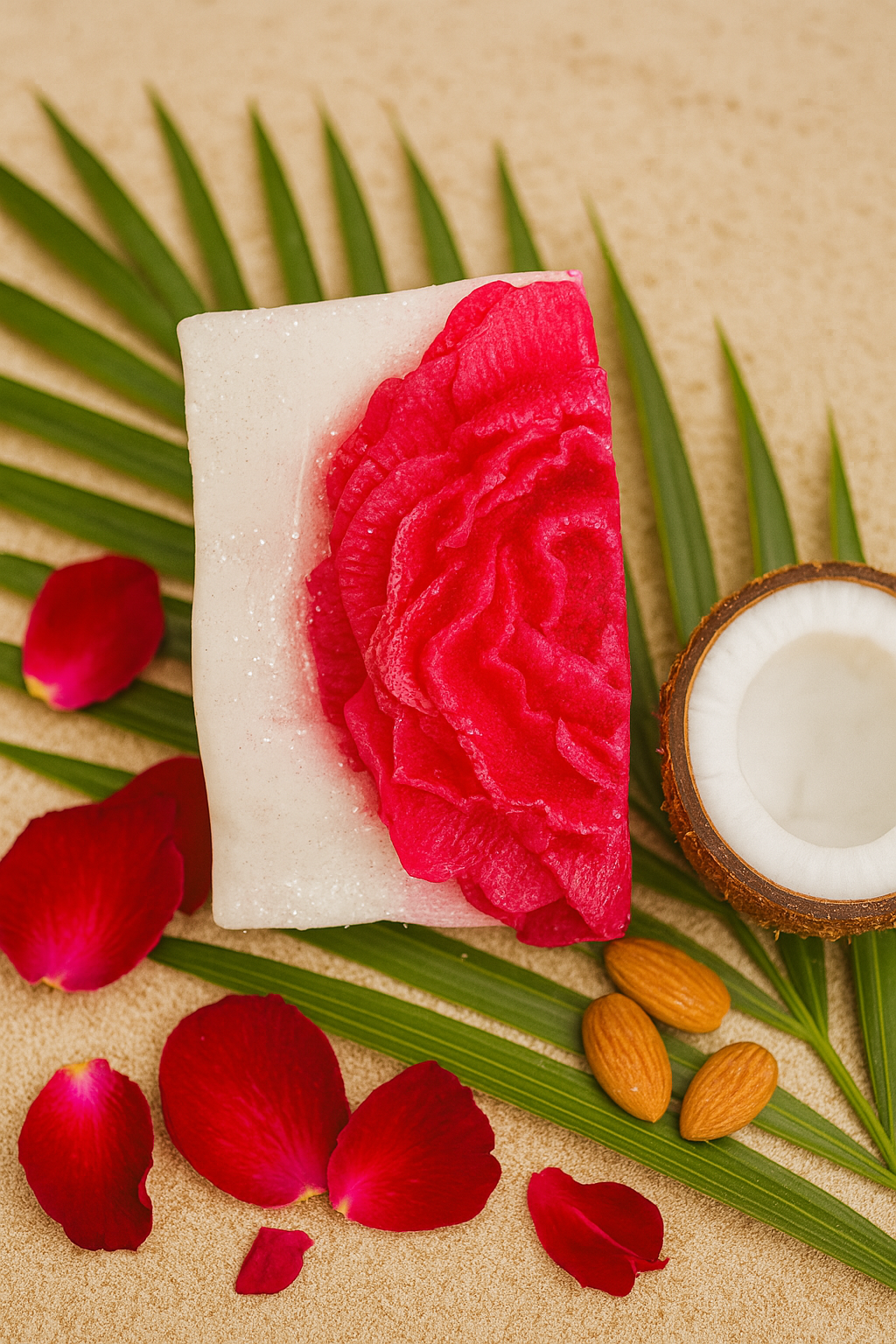 Jabón de almendras y coco