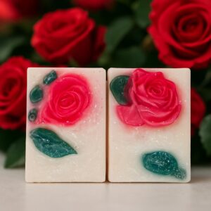 Jabón de almendras y rosas