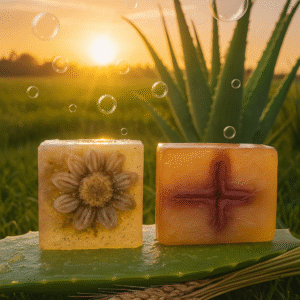 Jabón de aloe vera y avena
