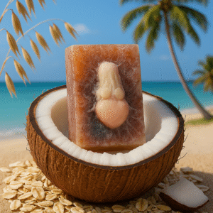 Jabón de avena y coco