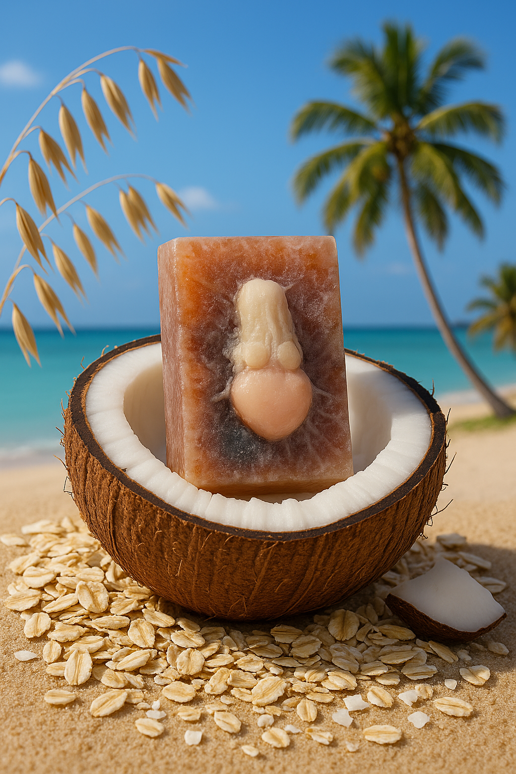 Jabón de avena y coco