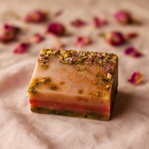 Jabón de frutos rojos (con flores secas)