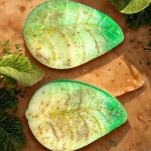 Jabón de aloe vera con hibisco