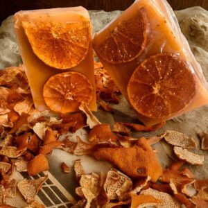 Jabón de naranja y avena