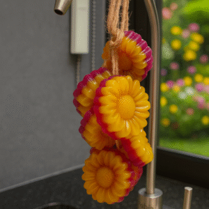 Jabón colgante (flores)