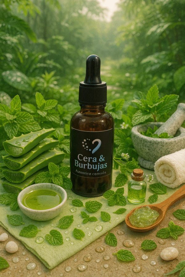 Oleato de aloe vera con hierbabuena - Image 2