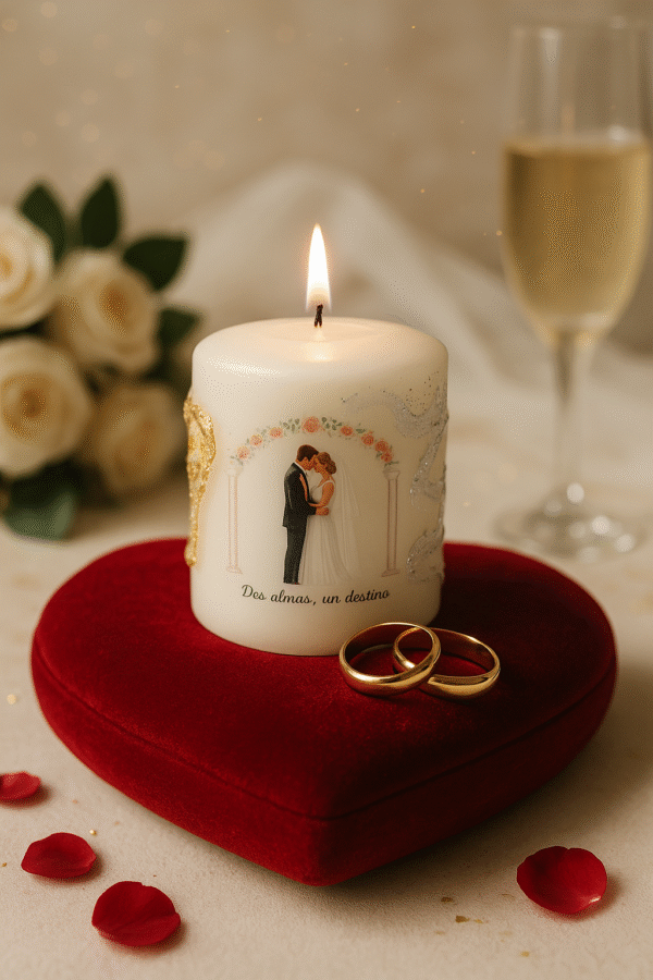 Vela para boda
