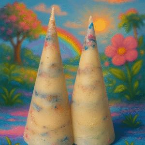 Vela de cono (blanca)