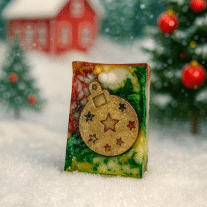 Jabón navideño (esfera)