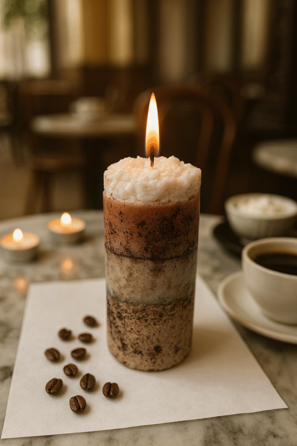 Vela de café cappuccino - Image 2